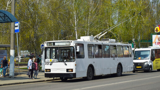 Троллейбус БКМ-20101 БТРМ-4125. Покатушки по Барнаулу.