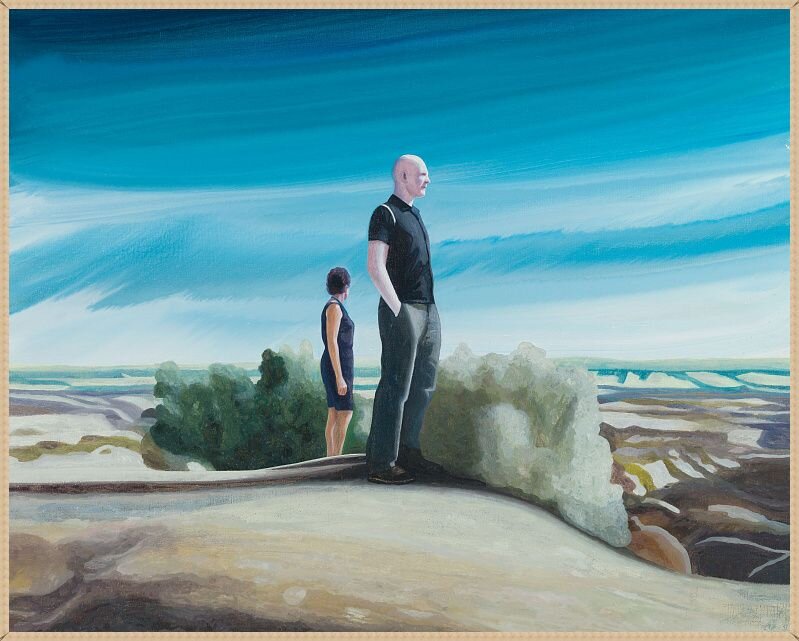 © Ханс Вандекеркхове (Hans Vandekerckhove). Поиски в Грузии 1, 100х125 см. 2017