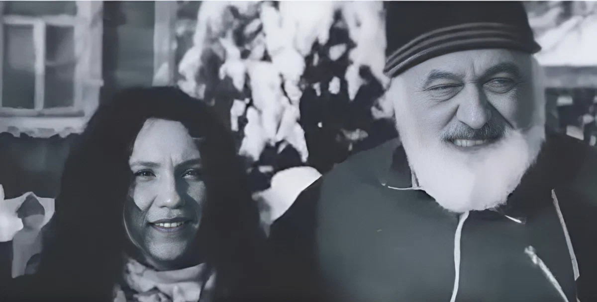 Бурков и его внучка Марина 