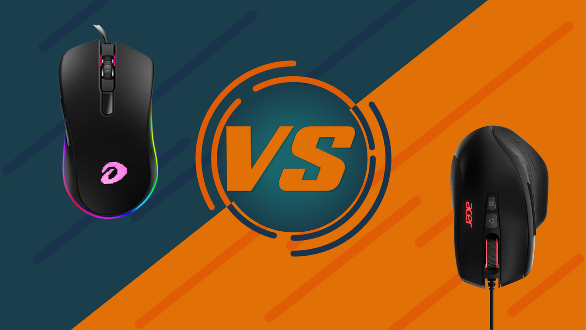 Acer OMW124 VS Dareu EM908 Black