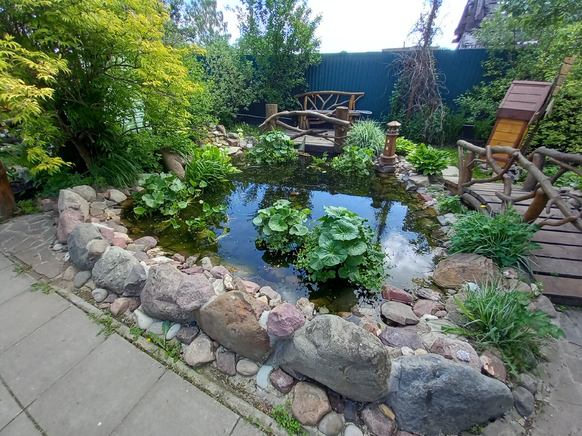 Водоем в саду – идеи декоративного пруда