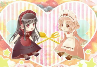 Духи сладостей - Шоколад и Карамель. Похожи на маленьких феечек, правда?