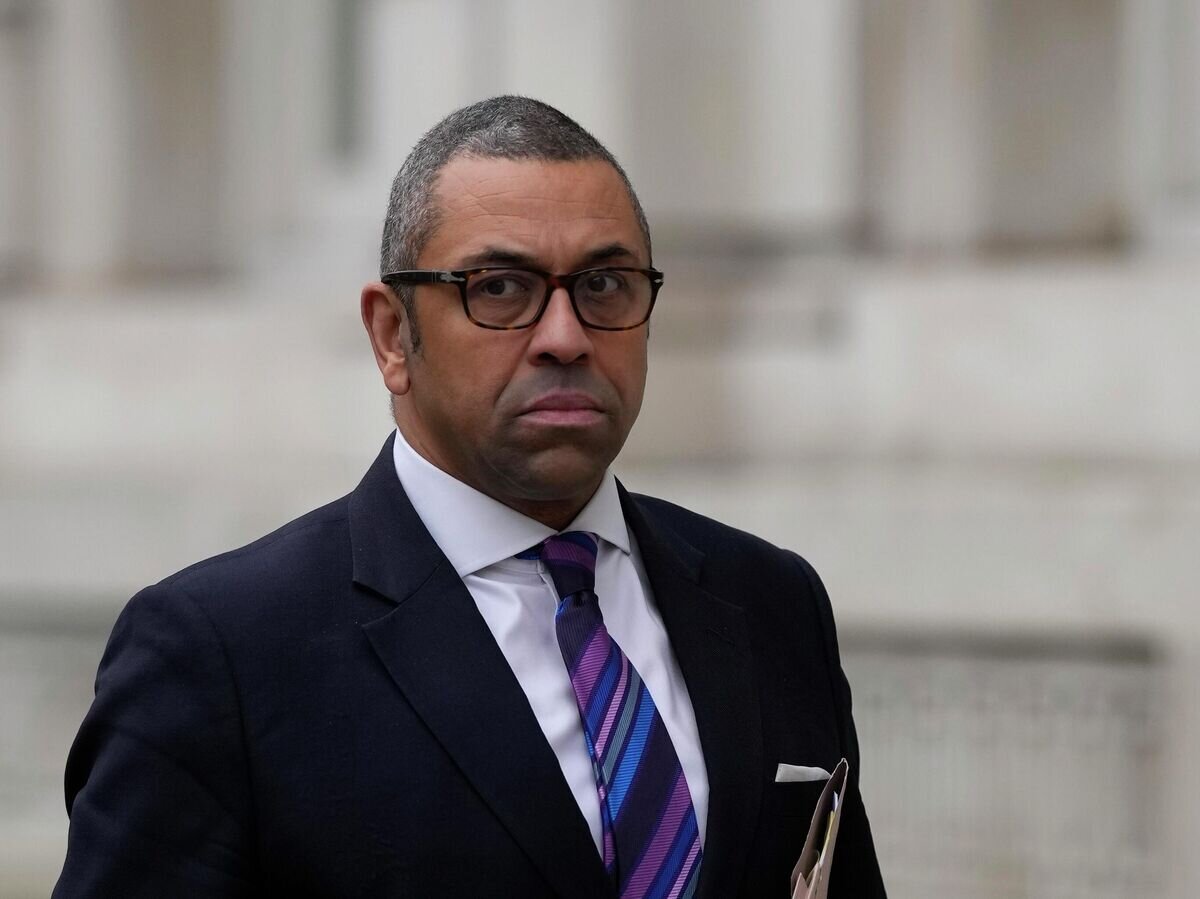    Министр иностранных дел Великобритании Джеймс Клеверли© AP Photo / Alastair Grant