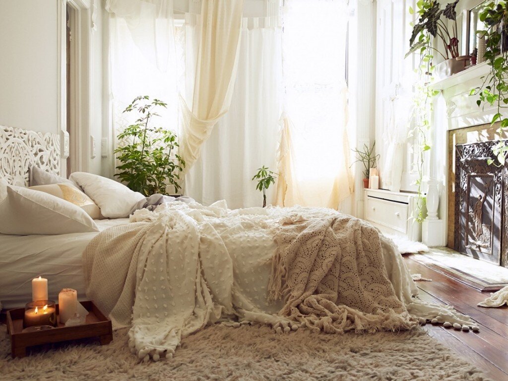Уютная кровать