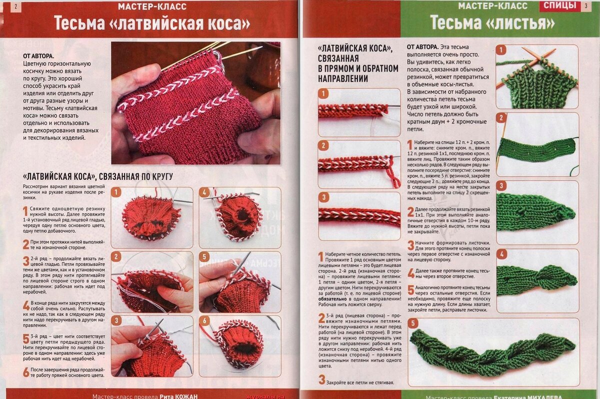 Варианты тесьмы