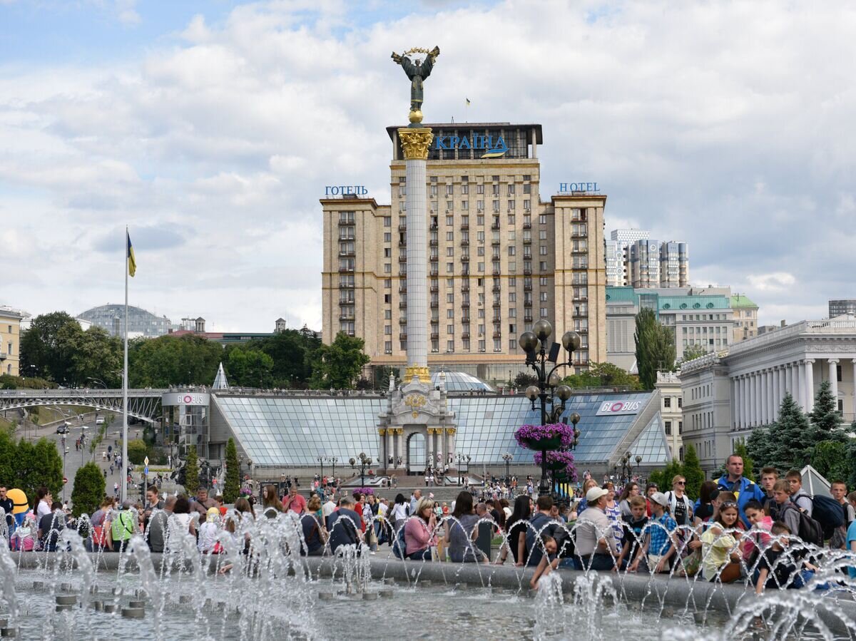    В центре Киева© РИА Новости / Стрингер