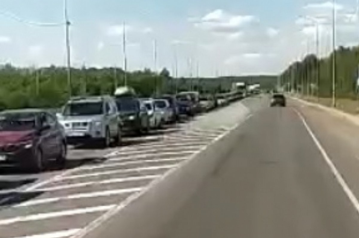 Пробки на крымском мосту