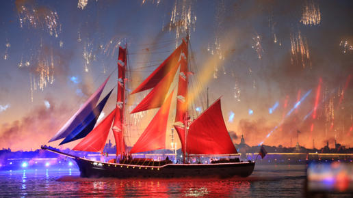 В Петербурге идут последние приготовления к «Алым парусам» | Пятый ...