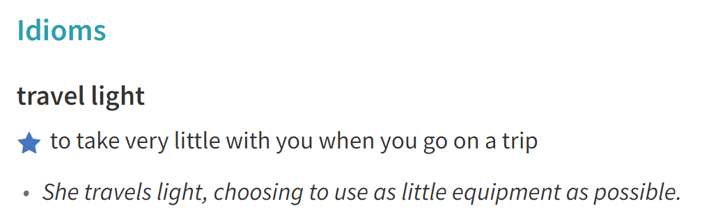 Cкриншот-цитата из словаря OALD 