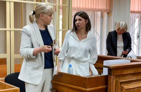 Блиновская на вчерашнем суде...