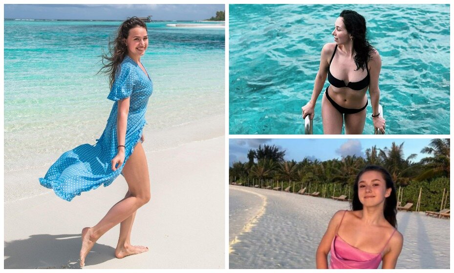    Алина Загитова, Елизавета Туктамышева и Камила Валиева радуются жизни. Фото: Соцсети