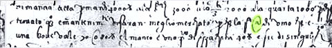 Письмо Франческо Лапи (1536 год)