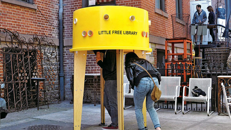 Библиотека Little Free Library, Нью-Йорк