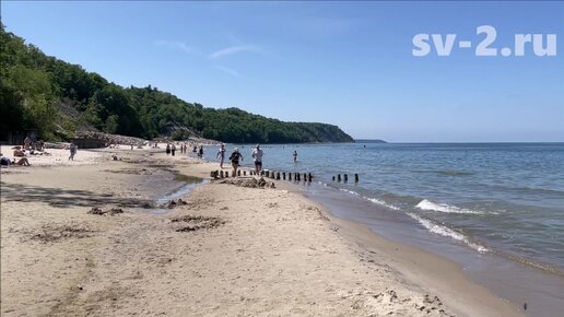 Смотрим что у нас с курортным пляжем от Светлогорска до Отрадного в конце первого месяца лета 2023 года