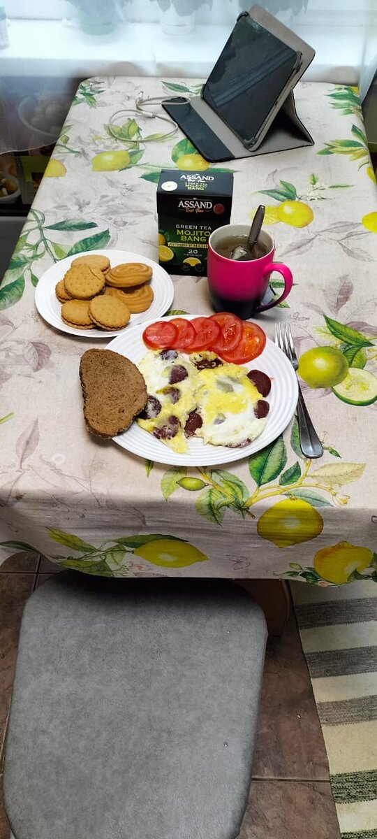 Завтрак для любимой дочки от папы