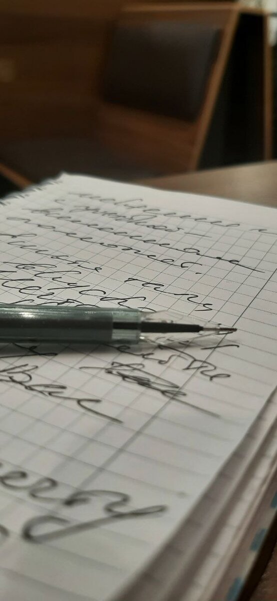 люблю делать пометки в блокноте, чтобы не потерять мысли. 