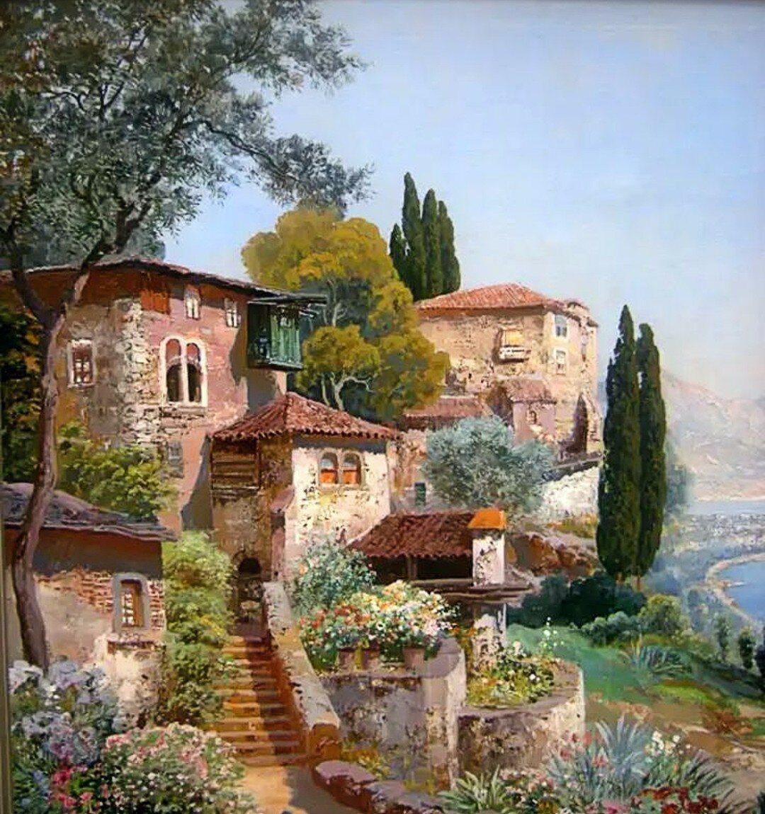 Алоис Арнеггер "Неаполь", источник ru.pinterest.com