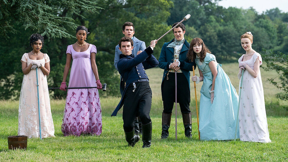 Кадр из сериала «Бриджертоны»