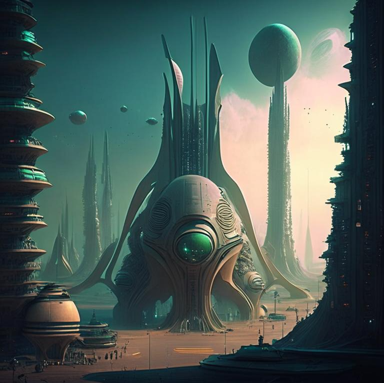 Планета- город Квантилис. 