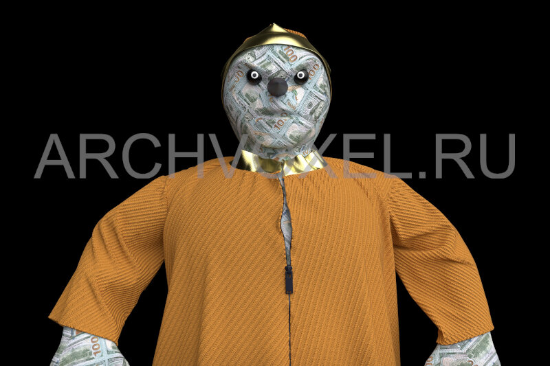 "Когда снеговик стал членом правления!" автор Кириллов Денис Александрович. https://archvoxel.ru/products/category/stock