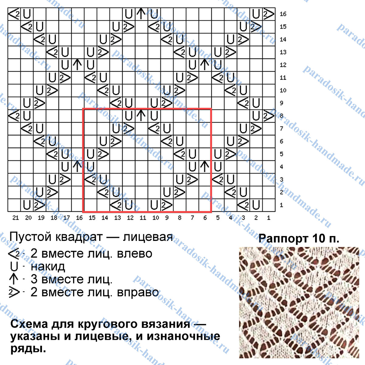 Вязание рисунок