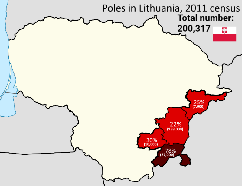 Этническая карта литвы