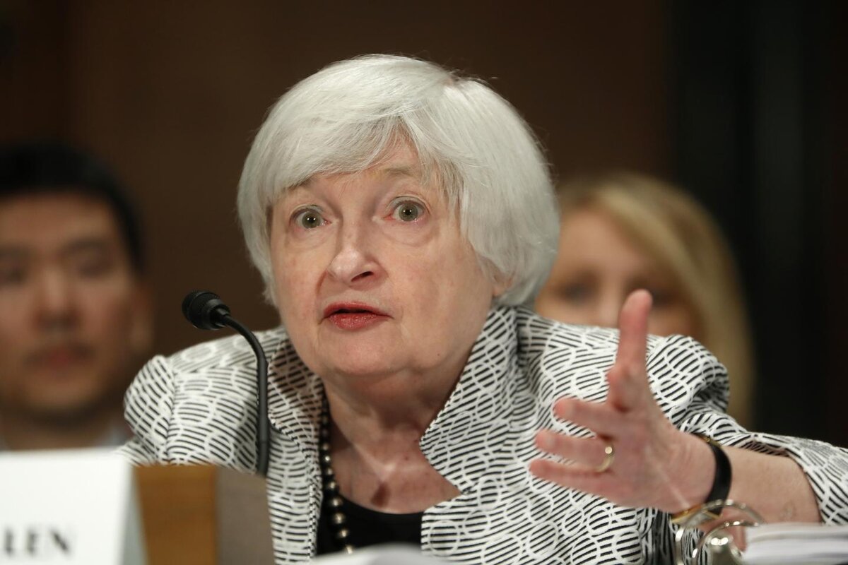 Министр финансов США Джанет Йеллен