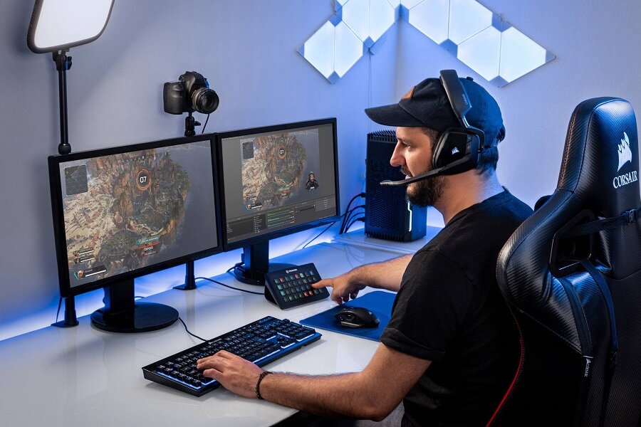 Пример рабочего стола "Стримера"