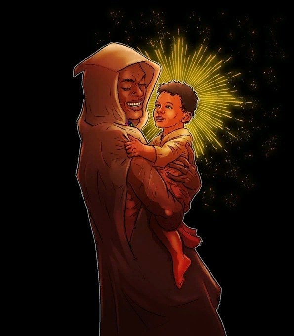 Приемный папаша: Кор Фаэрон и маленький Лоргар by Eatsbluecrayon