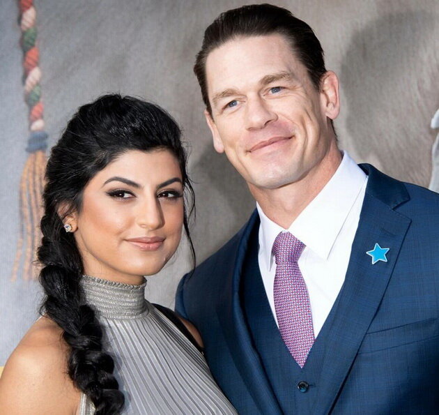 Джон Сина с женой