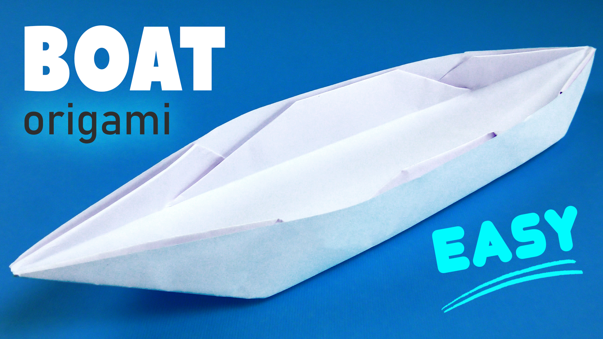 Make Origami Paper Boat & Ship