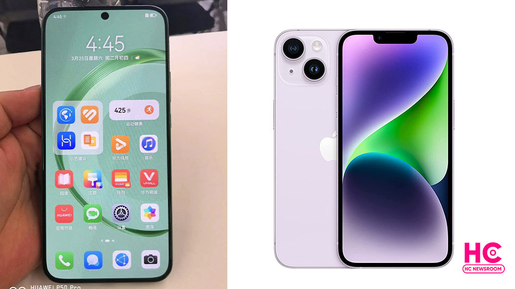    HUAWEI nova 11 и iPhone 14 (для сравнения)