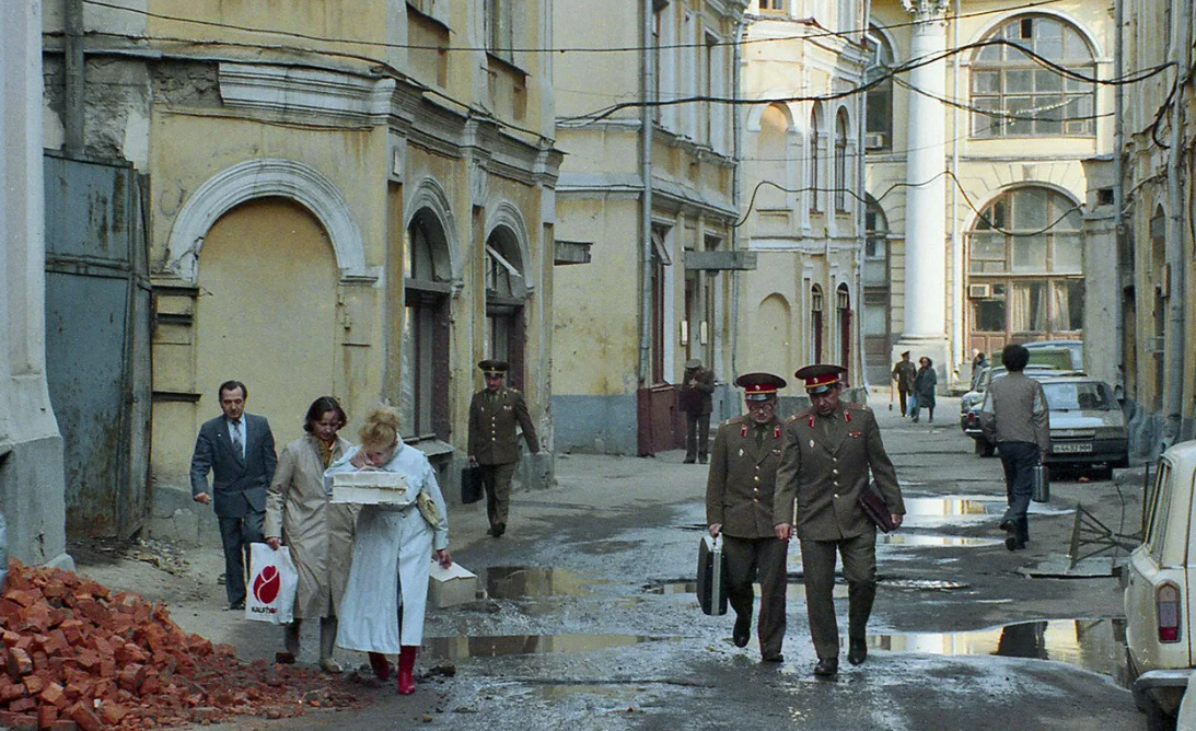 На фото: Москва в 80-е годы