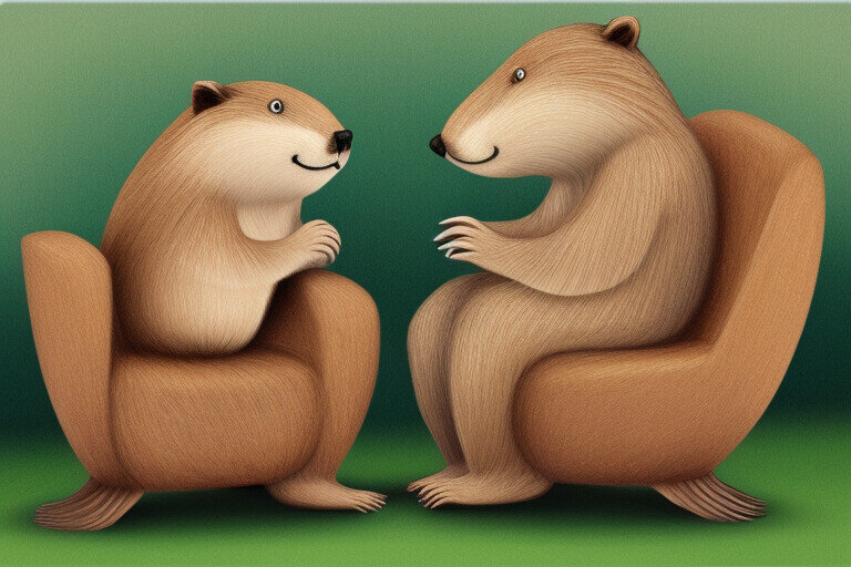 Problembo.com (Two beavers talk in the arm-chairs, Зерно:9519428)