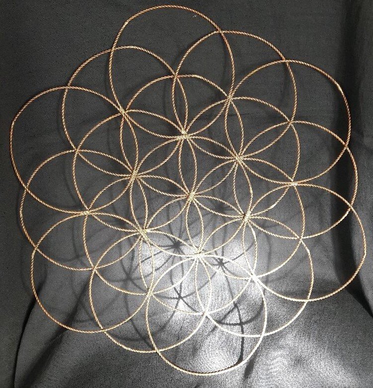 Цветок жизни из тензорных колец