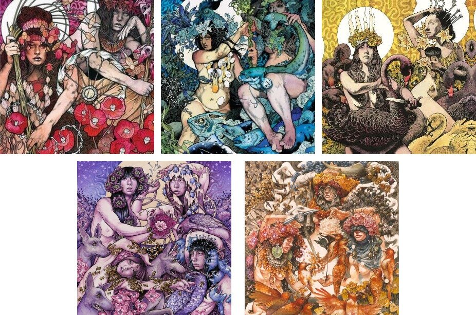 Обложки альбомов взяты на MMA. Коллаж автора