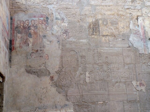 Фрески в Луксоре. Все фото мои