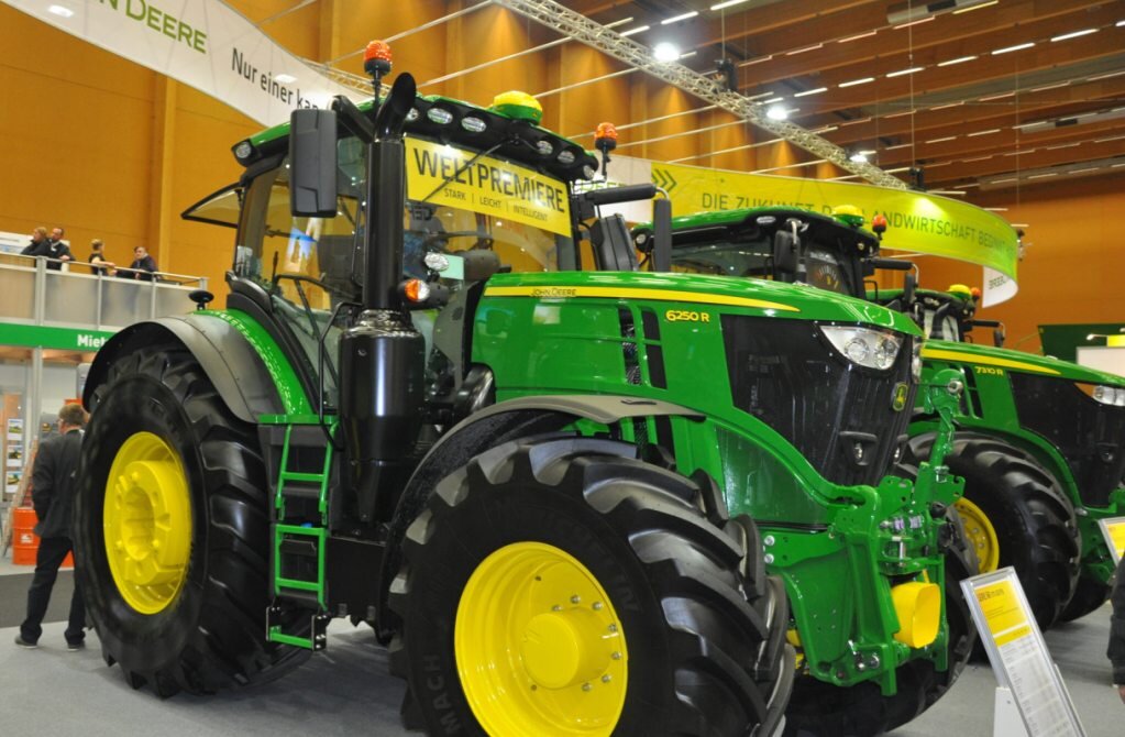 Новейший трактор John Deere серии 6R, который производится в Германии