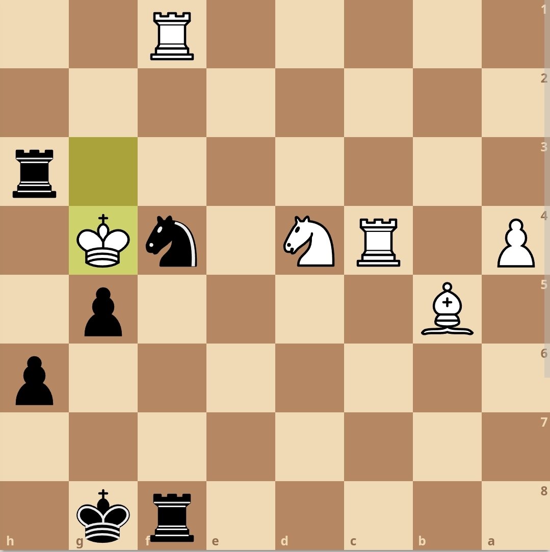 Ход чёрных. Мат в 3 хода