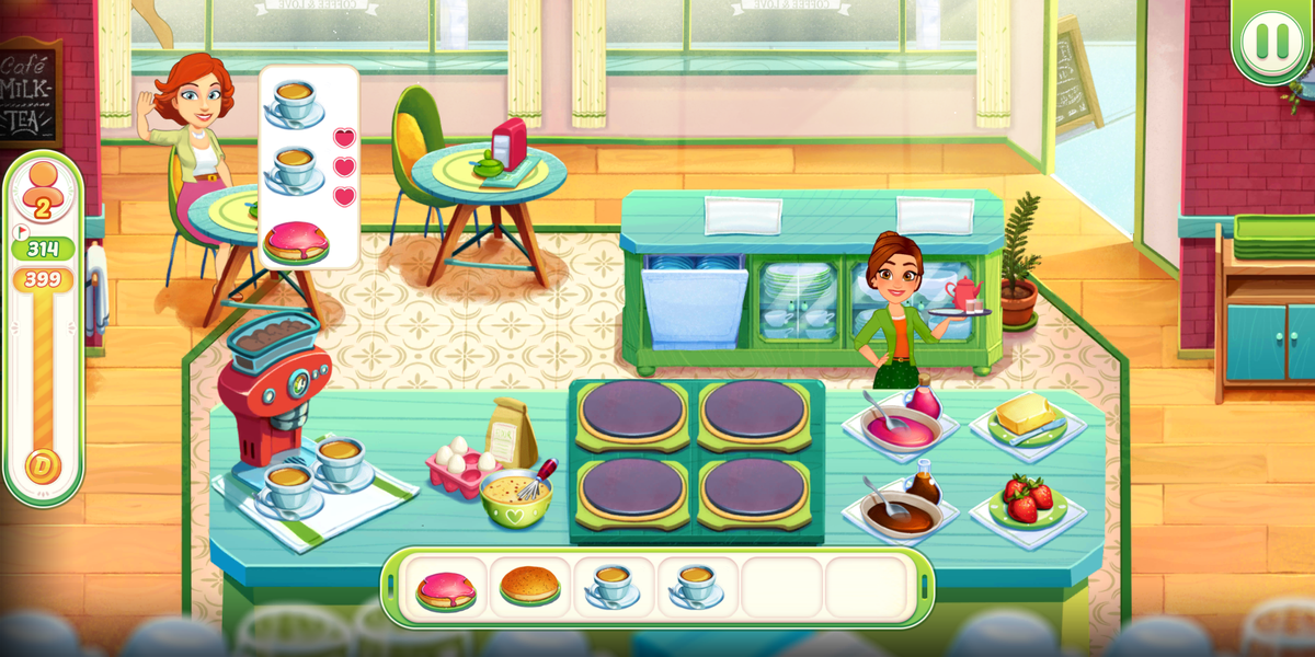 Первый ресторан в игре.