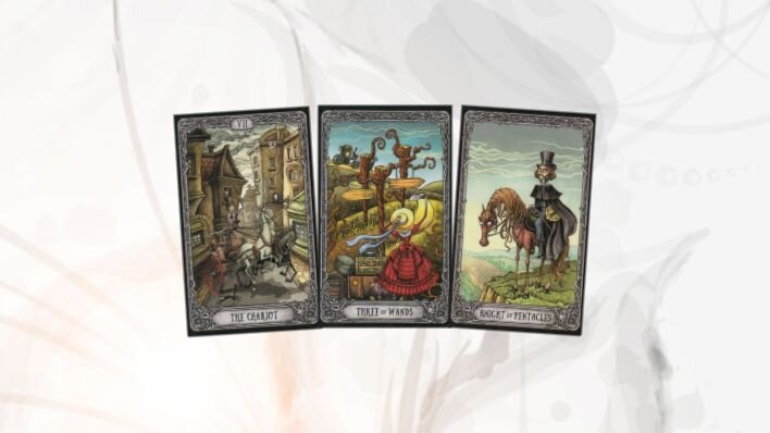 Таро Темный особняк. Фото автора.