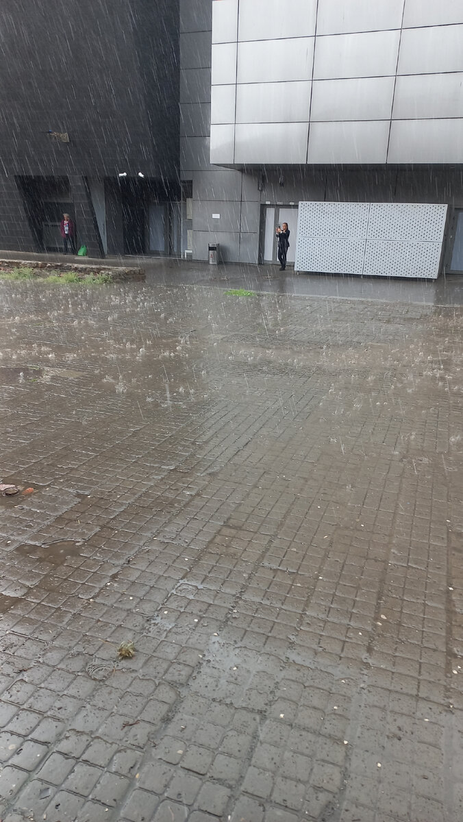 Дождь с бульбушками,значит затяжной.