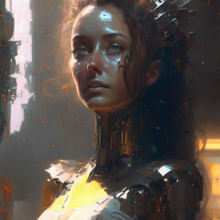 Модель Kandinsky 2.1 нарисовала: Фильм "Притяжение" Бондарчука. Искусственный интеллект по имени Сол. в стиле high_quality_art