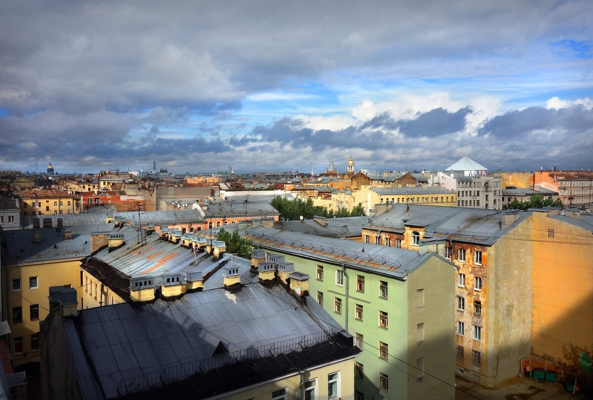 санкт петербург за окном