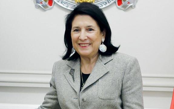    Президент Грузии Саломе Зурабишвили. Фото: IMAGO/Thomas Trutschel/globallook.com.