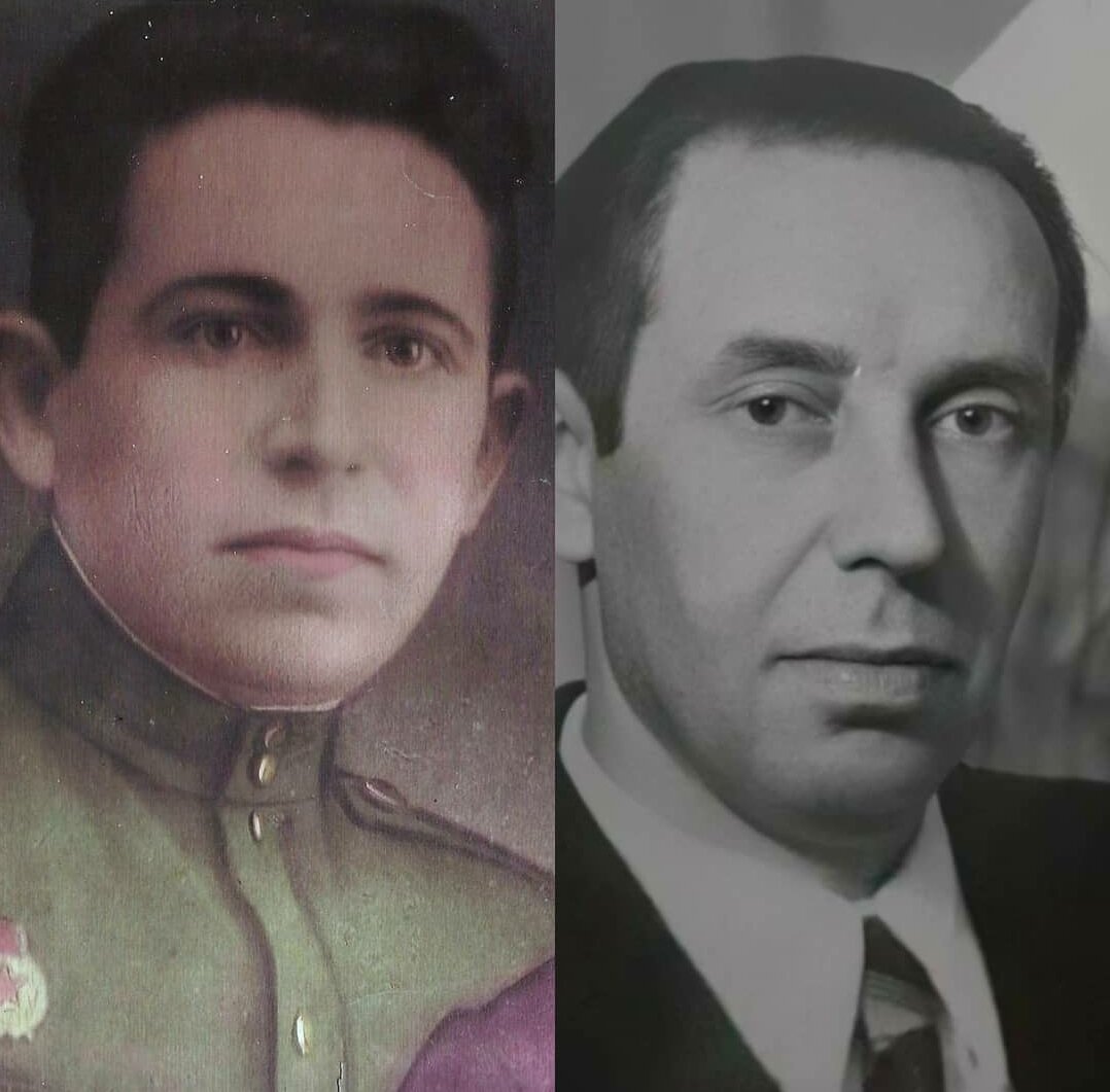 Дмитрий Фёдорович и его сын, мой дед Юрий Дмитриевич