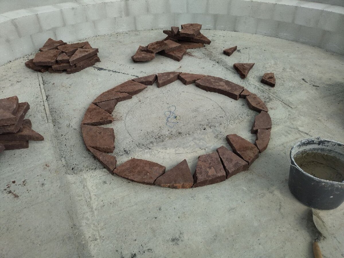 Первый ряд.