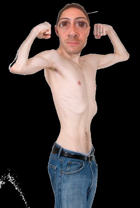 Это не я даже близко)) Просто ради шутки привёл это фото. Таким габитусом я возможно обладал лет в 18