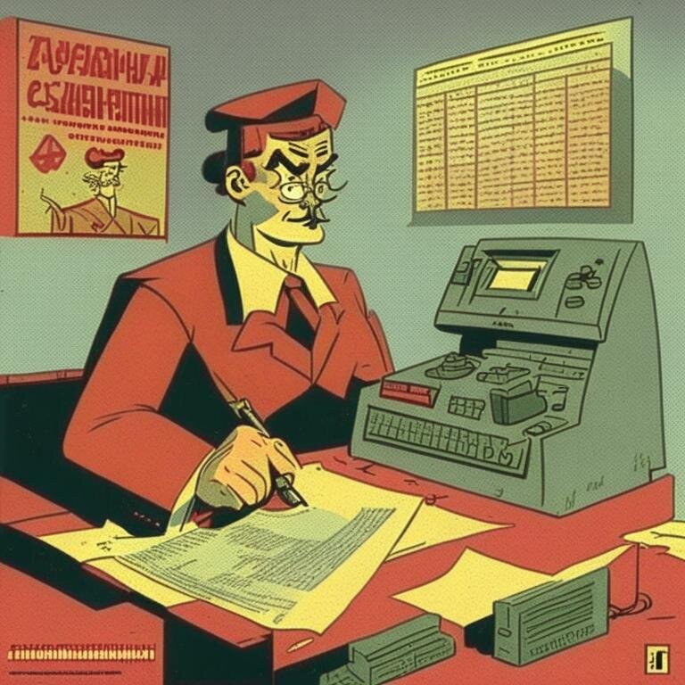 так одна умная нейросеть видит бухгалтера за работой