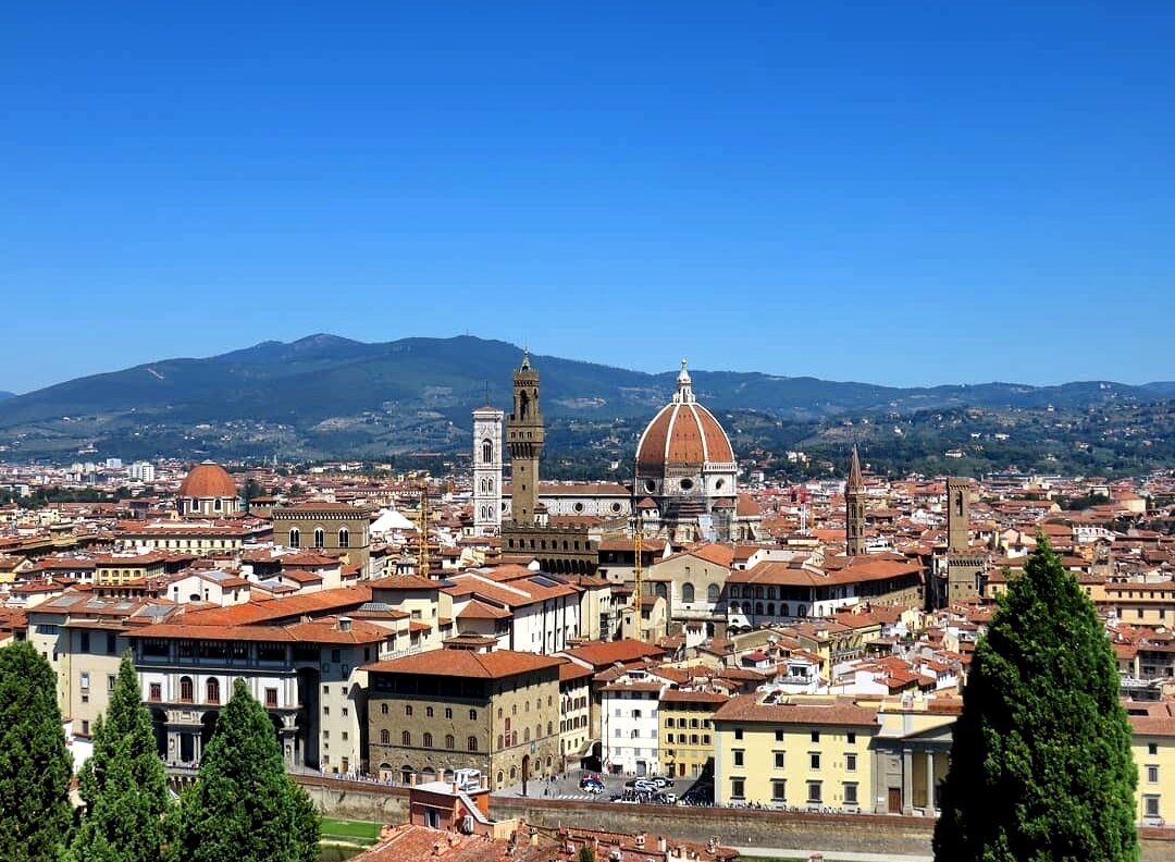 Панорама на Флоренцию из музея Бардини
